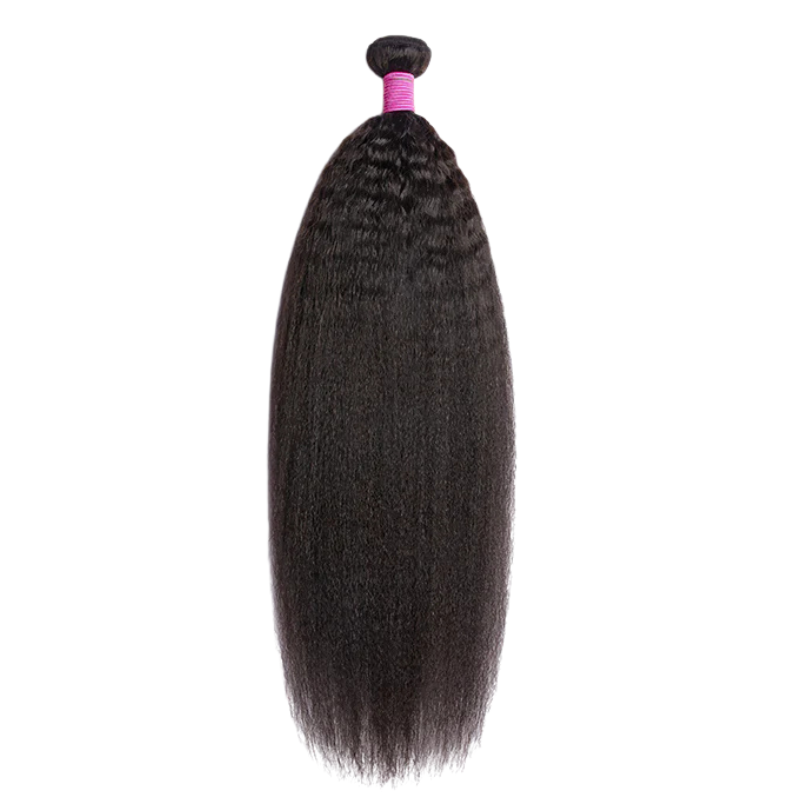 Kinky Straight Luxury Virgin Hair #1B Natural Black