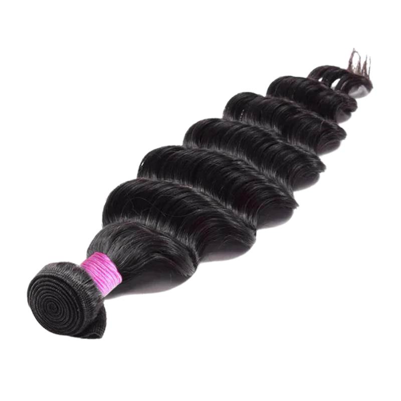 Loose Deep Luxury Virgin Hair #1B Natural Black