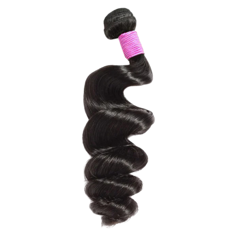 Loose Wavy Luxury Virgin Hair #1B Natural Black