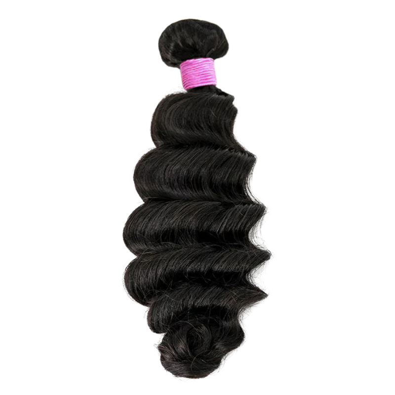 Ocean Wavy Luxury Virgin Hair #1B Natural Black