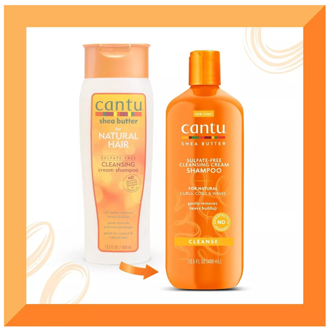Cantu Shea Butter For Natural Hair Cleansing Cream Shampoo
