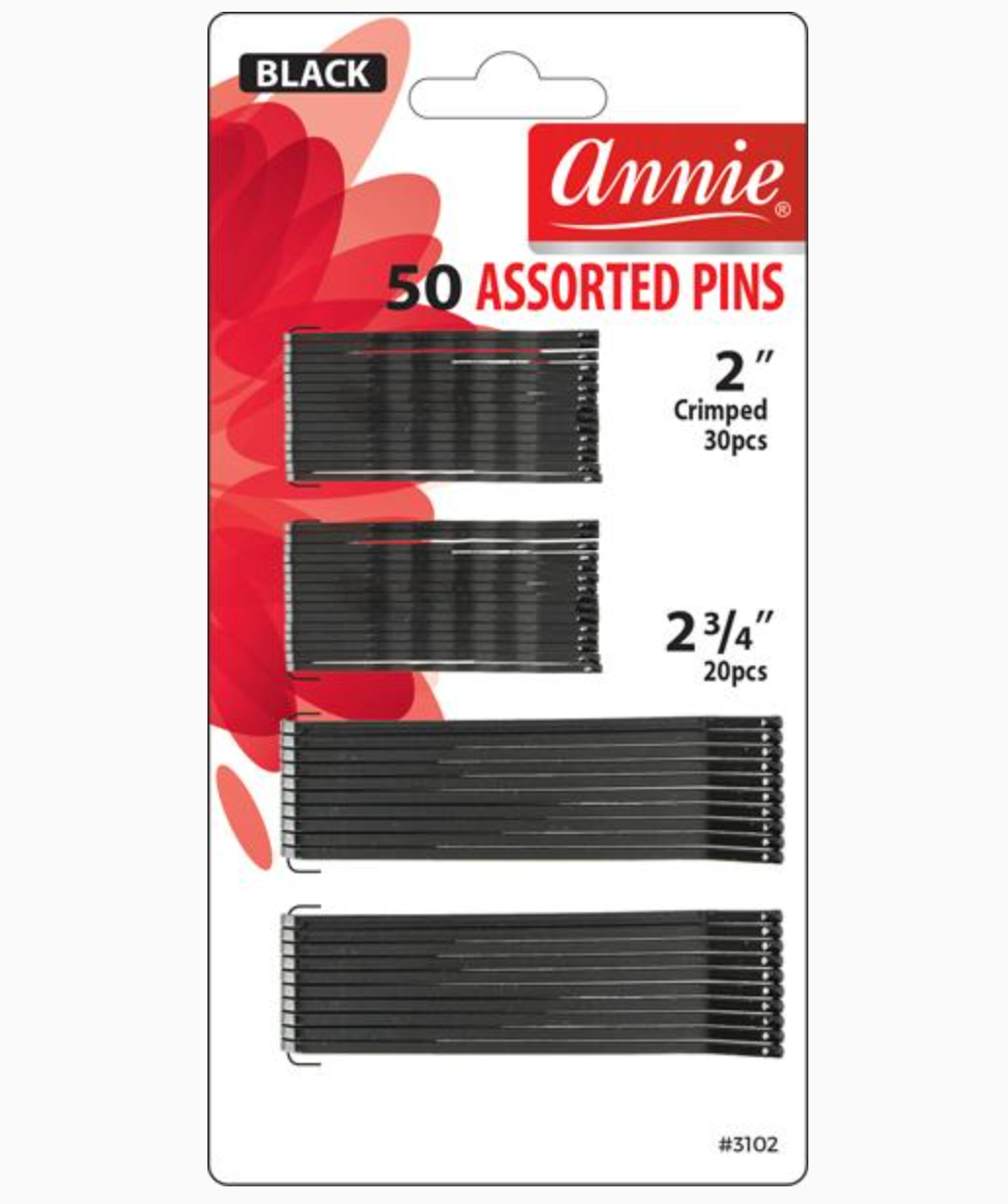 #3102 Annie 50Pc Assorted Pins 2" And 2 3/4"