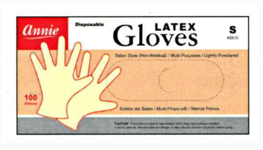 Annie Lightly Powdered Latex Gloves 100Pc
