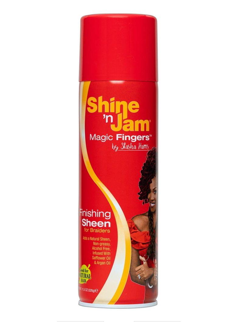 Ampro Shine N Jam Magic Fingers Finishing Sheen For Braiders