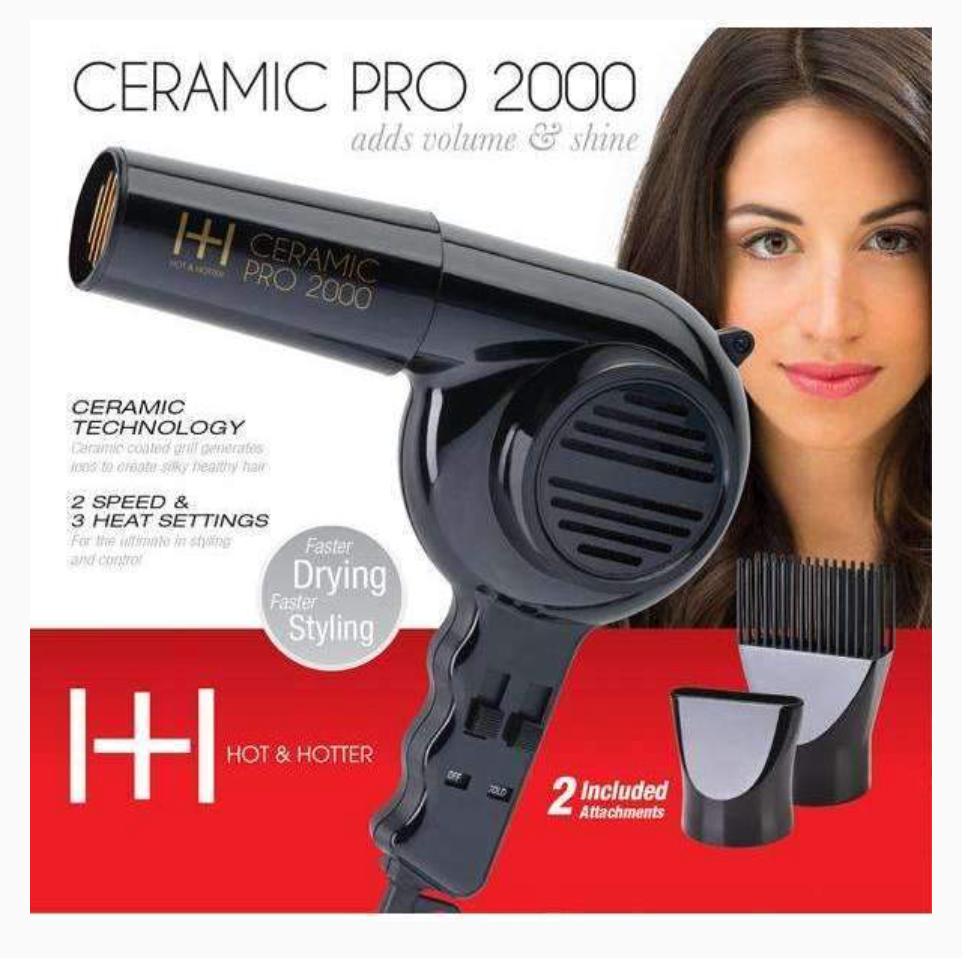 #5855 Annie Hot & Hotter Ceramic Pro-2000 Dryer