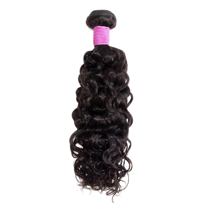 Water Wave Luxury Virgin Hair #1B Natural Black