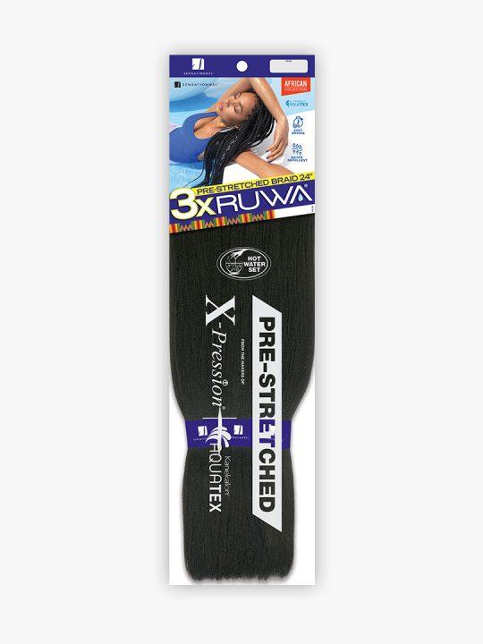 Sensationnel African 3X Pre-Stretched Ruwa Braid 24"