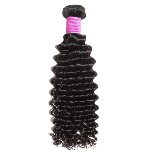Deep Curly Luxury Virgin Hair #1B Natural Black