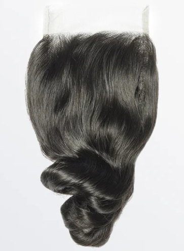 Loose Wavy Transparent Lace Closure 4" x 4"