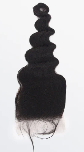 Ocean Wave Transparent Lace Closure 4" x 4"