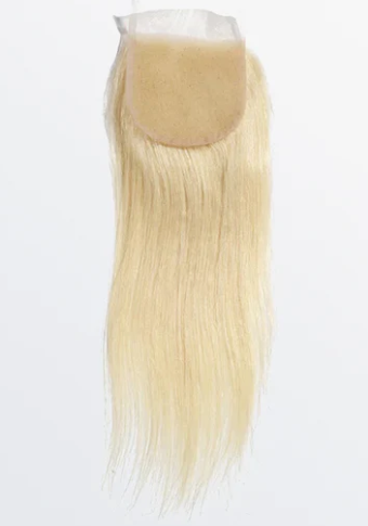 Straight 613 Transparent Lace Closure 4" x 4"