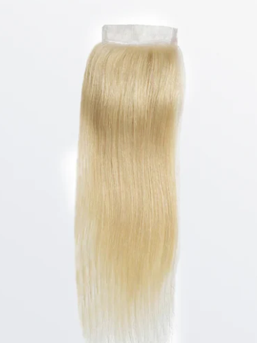 Straight 613 Transparent Lace Closure 4" x 4"