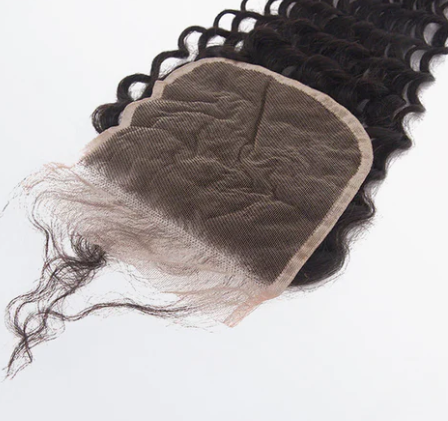 Deep Curly Transparent Lace Closure 5" x 5"