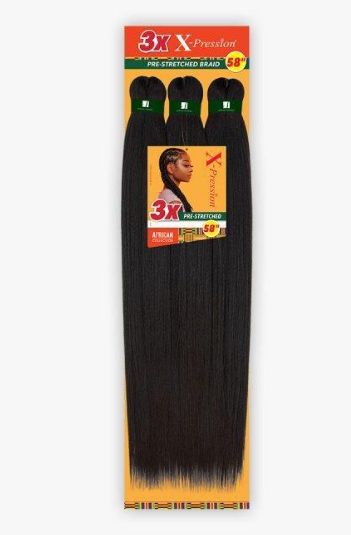 Sensationnel X-Pression: 3X Pre-Stretched Braid 58"